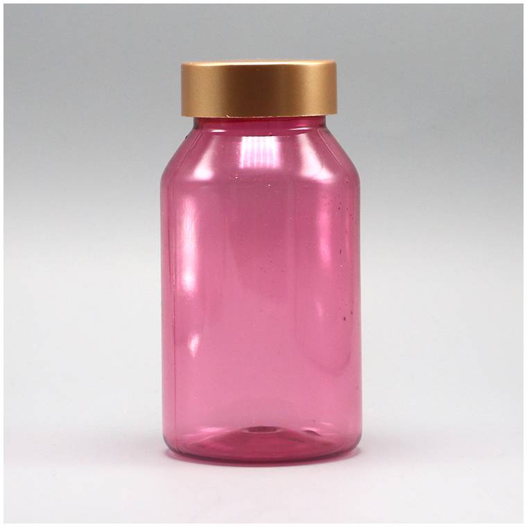 free sample new design 150ML PET high quality supplement capsule tablet pill bottle with various caps custom sticker