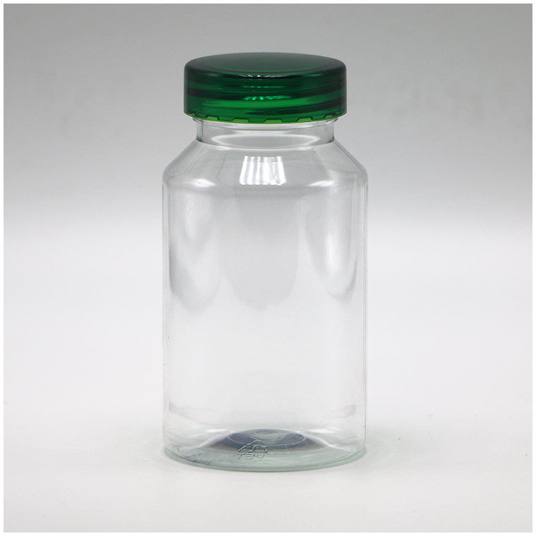 free sample new design 150ML PET high quality supplement capsule tablet pill bottle with various caps custom sticker