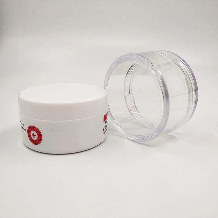 free sample ps empty flat 30 ml 5g 15g 10g 30ml plastic eye small containers ps cream jar for cosmetic