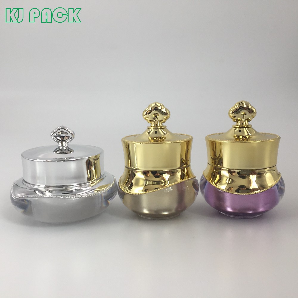 free sample spray pump cosmetic luxurious lotion acrylic bottle 30ml 50ml with special design