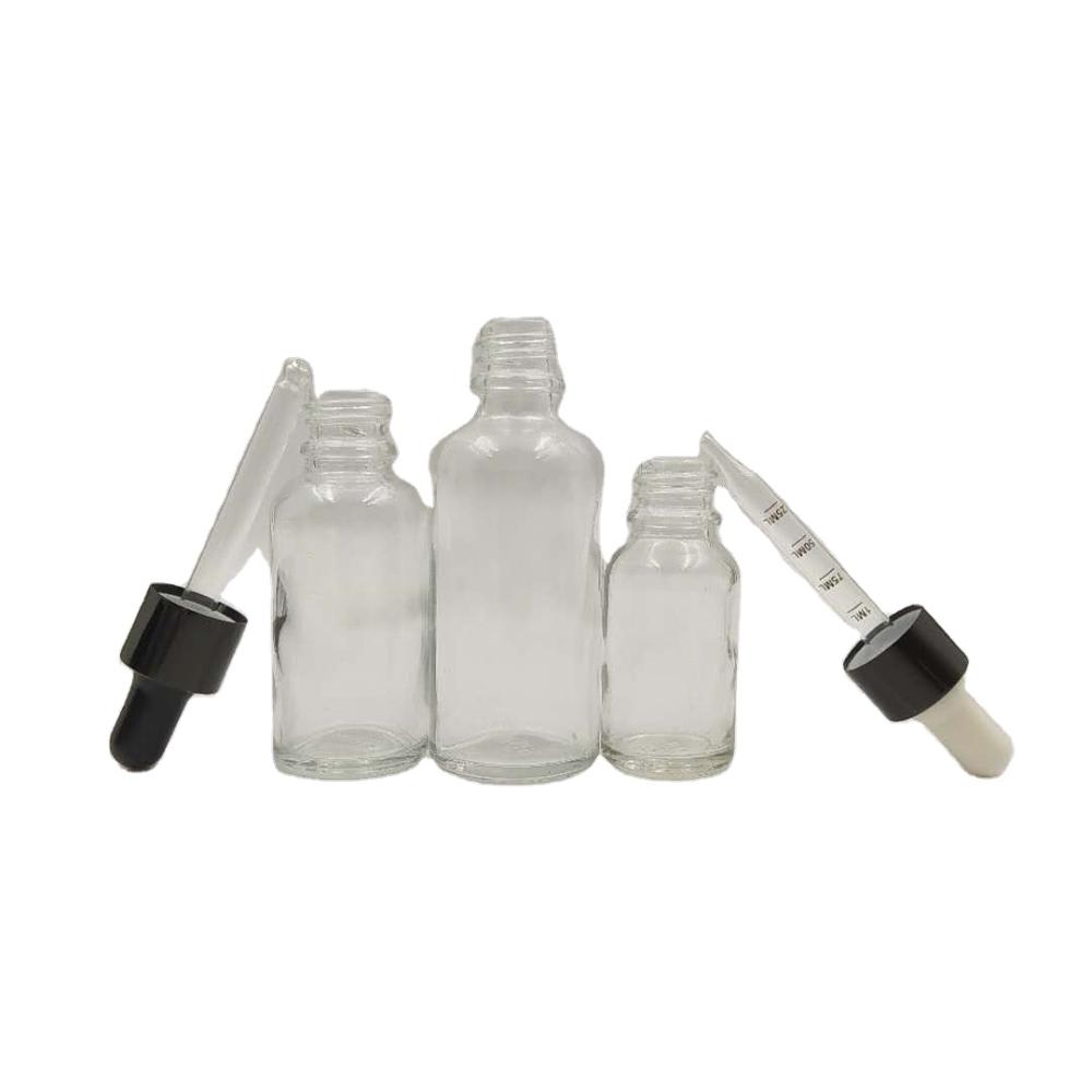 free samples hot sell 10ml glass clear essential oil dropper bottle