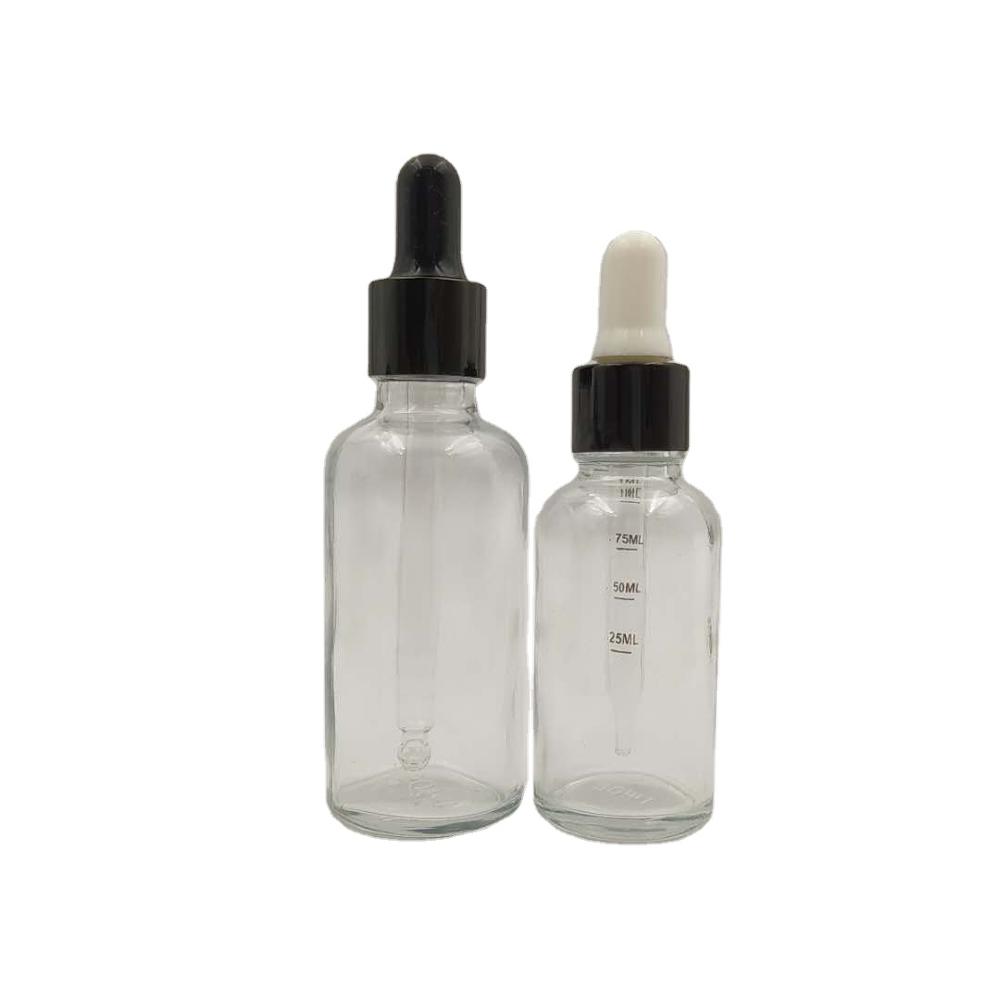 free samples hot sell 10ml glass clear essential oil dropper bottle