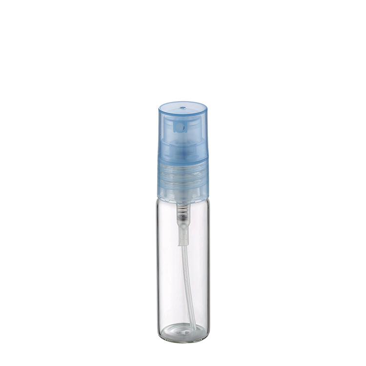 free samples perfume use refillable 5ml perfume glass bottle with fine mist spray