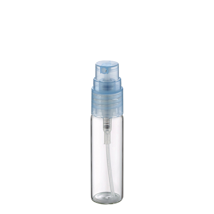 free samples perfume use refillable 5ml perfume glass bottle with fine mist spray