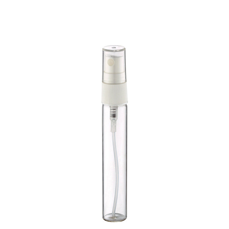 free samples perfume use refillable 5ml perfume glass bottle with fine mist spray