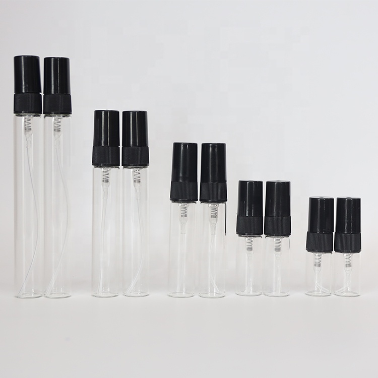 free samples3ml 5ml 7ml 10ml clear or amber glass bottle with dropper or sprayer
