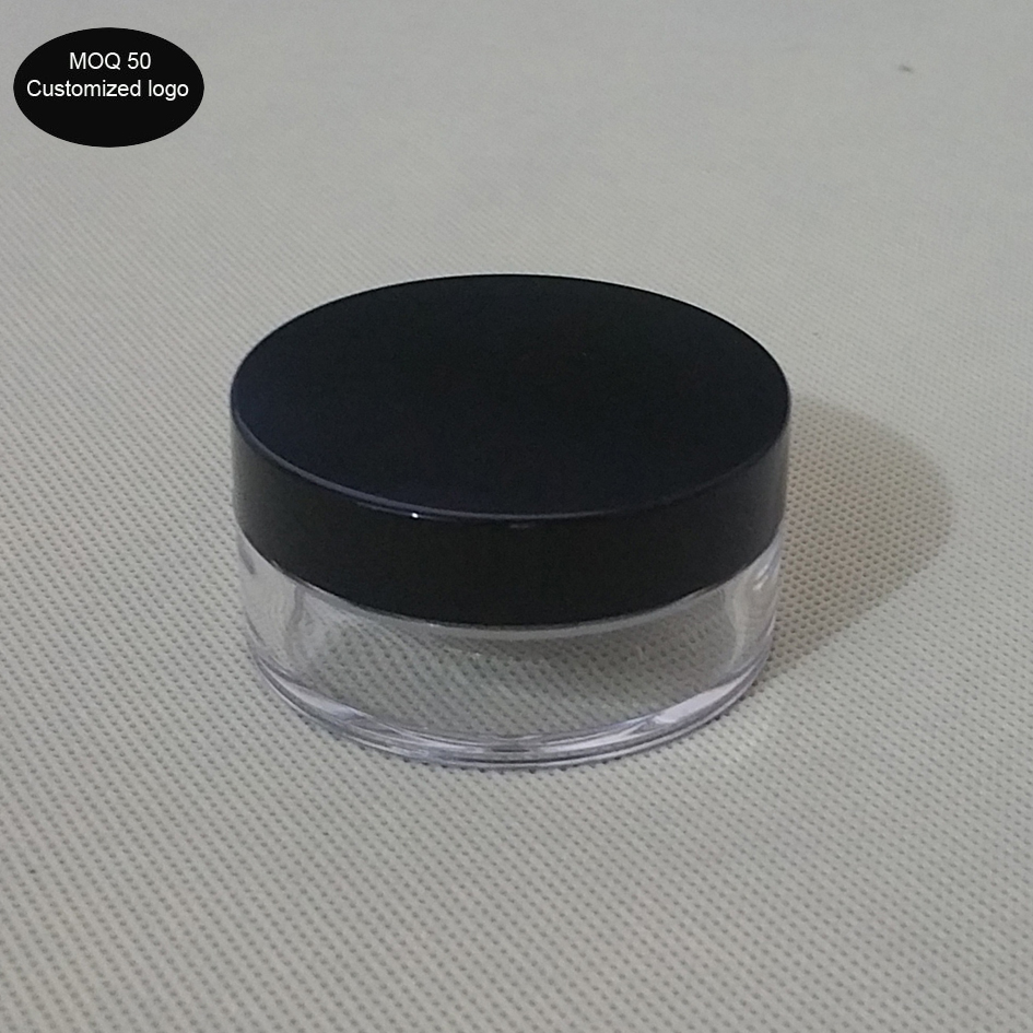 free shipping  5g 10g  20g 30g 50g  cosmetic loose powder sifter jar Cosmetic Jars for Cosmetic Packaging with seal stick