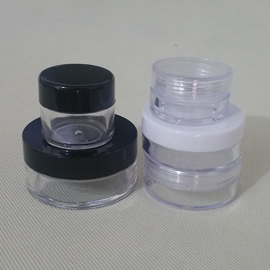 free shipping 5g 10g 20g 30g 50g cosmetic loose powder sifter jar Cosmetic Jars for Cosmetic Packaging with seal stick