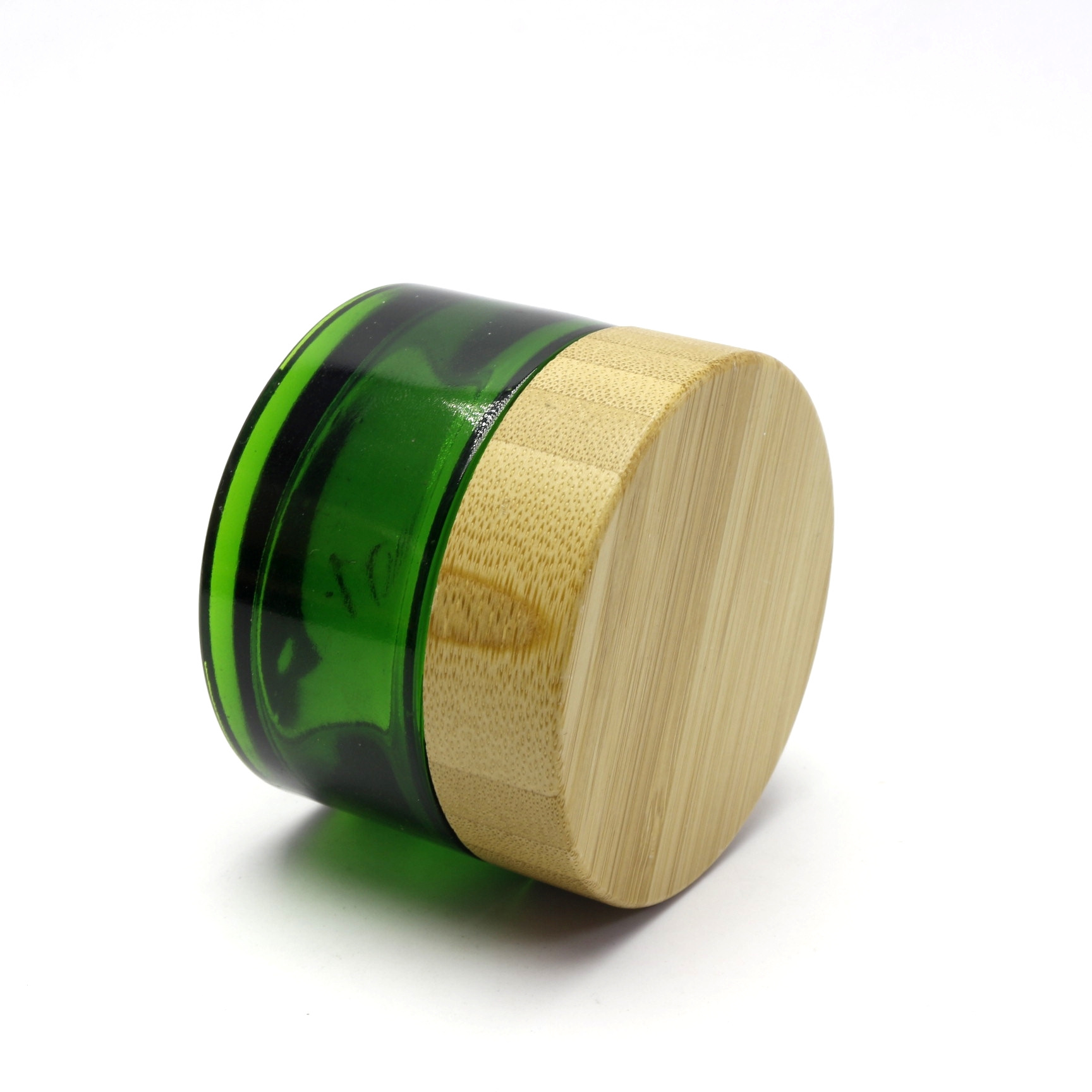 friendly ecological cream Jar with really nature bamboo wooden lid BJ-189R