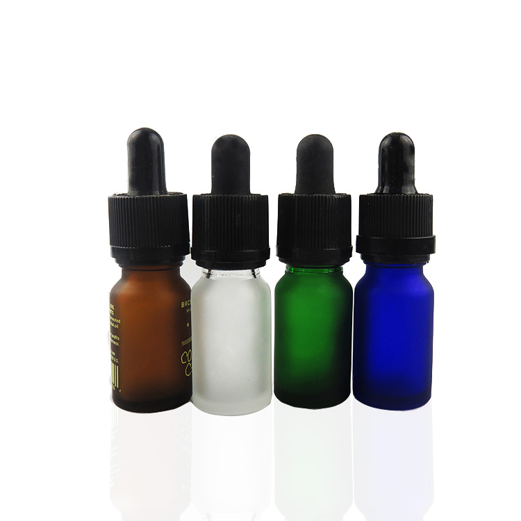 frost amber blue green transparent 10ml glass essential oil bottle medicine dropper e cigarette e liquid bottle tamper proof