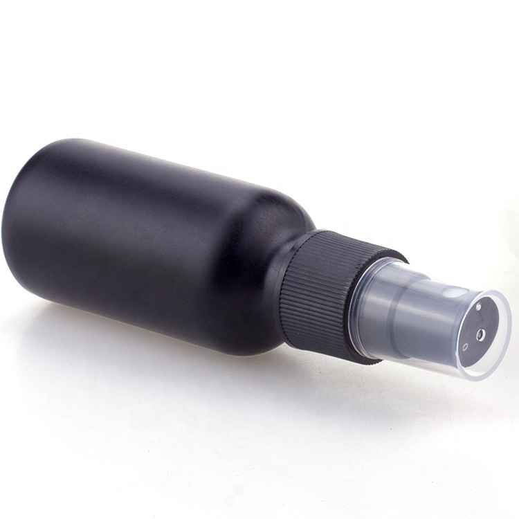 frost glass serum bottle white black cosmetic bottle essential oil bottle with spray