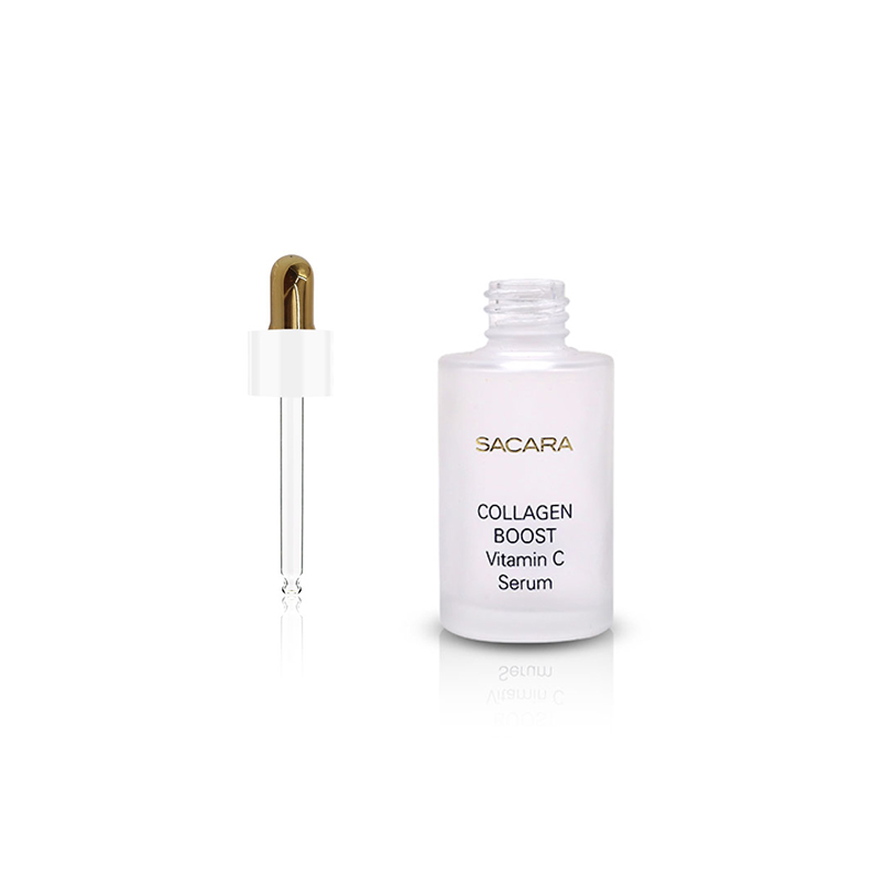 frosted 1 oz 1oz 30 ml 30ml flat shoulder cylinder glass dropper bottle for serum essential oil