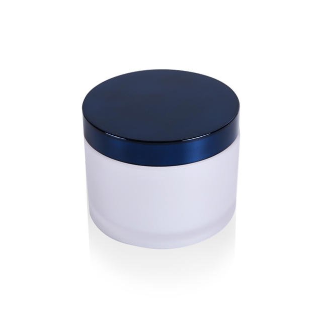 frosted 100ml hair gel container cosmetic jar petg for cream