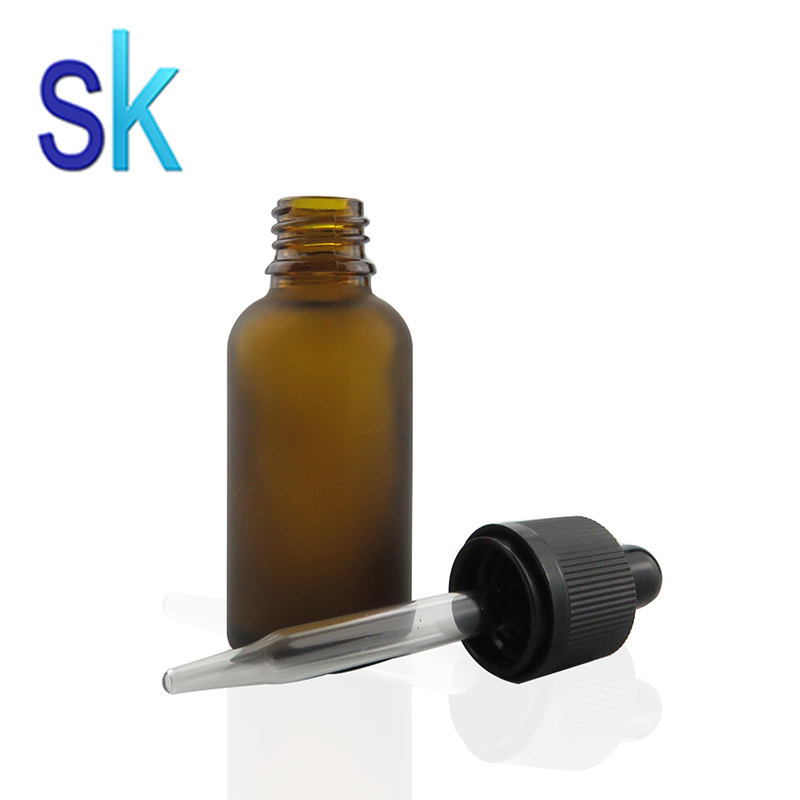 frosted amber e liquid glass bottle essential oil amber bottle