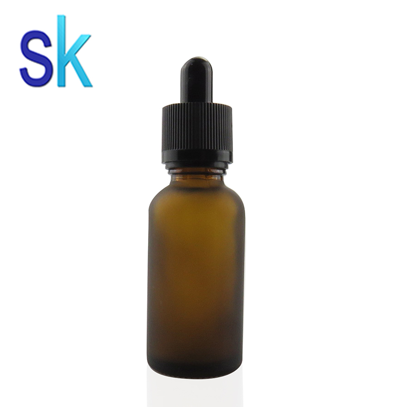 frosted amber e liquid glass bottle essential oil amber bottle