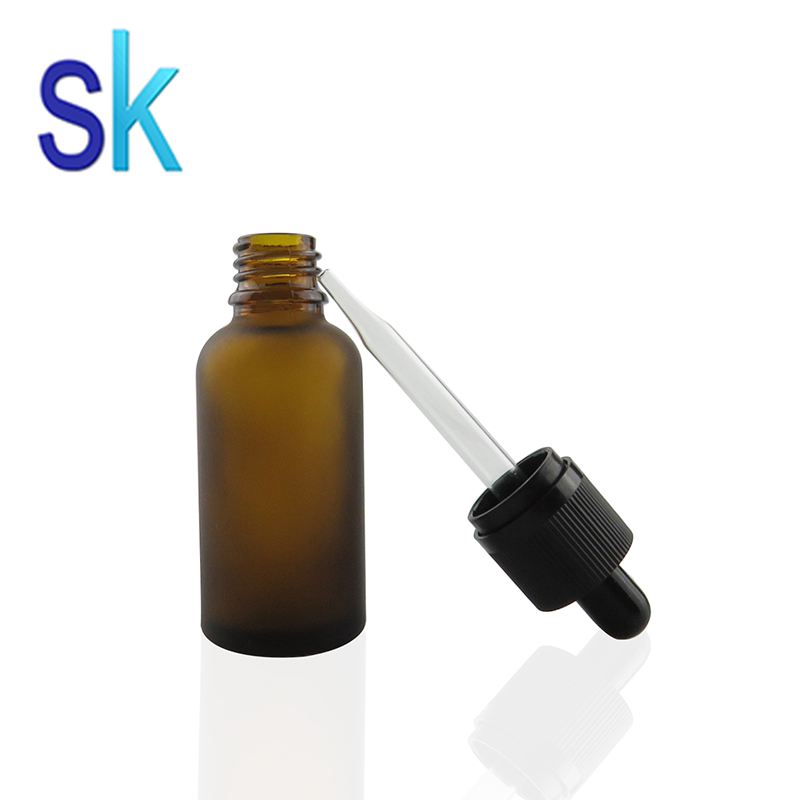 frosted amber e liquid glass bottle essential oil amber bottle