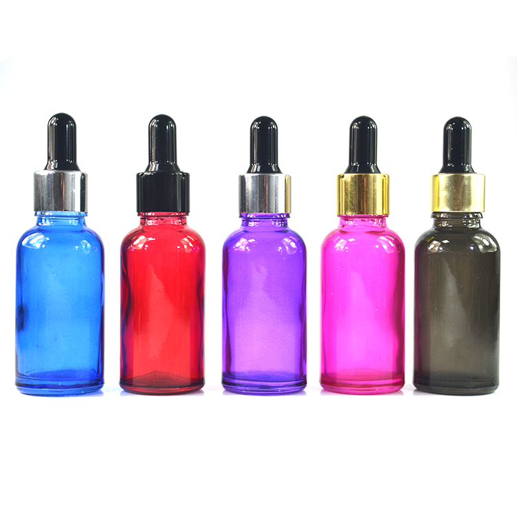 frosted clear amber green blue 5ml 10ml 15ml 20ml 30ml 50ml 100ml cosmetic glass bottles and jars