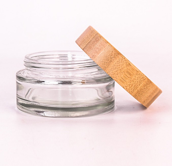 frosted cosmetic jar with65ml 125ml eye cream glass jar