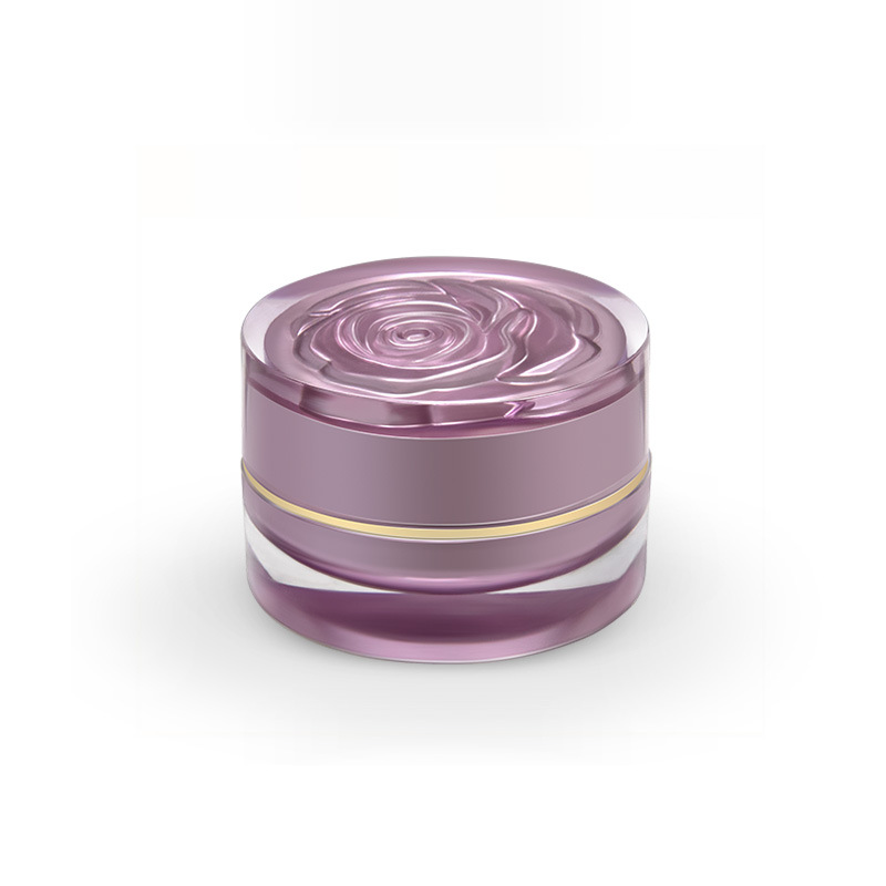 frosted cosmetic jars luxury acrylic cosmetic jar acrylic cream jar