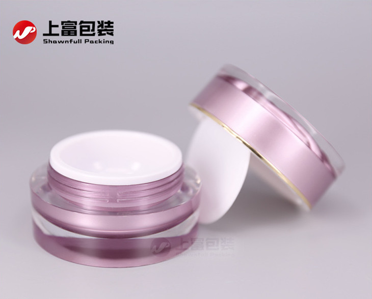 frosted cosmetic jars luxury acrylic cosmetic jar acrylic cream jar