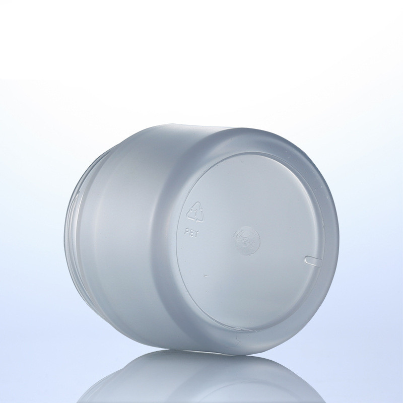 frosted cosmetic jars pet jars cosmetics pet plastic jars