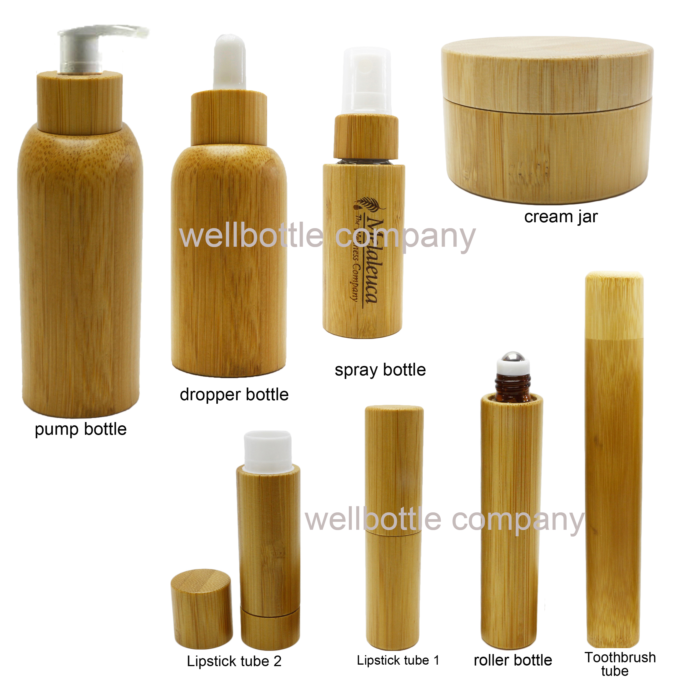 frosted cream glass cosmetic jars wholesale and glass roller bottles essential oil skincare packaging BP001E