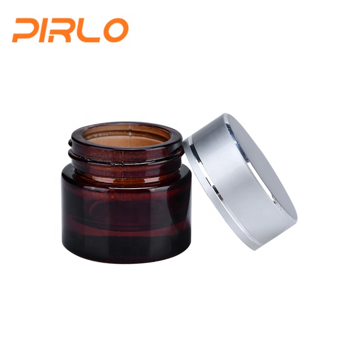 frosted cream jar glass 50ml cosmetic glass jar empty cream glass jar