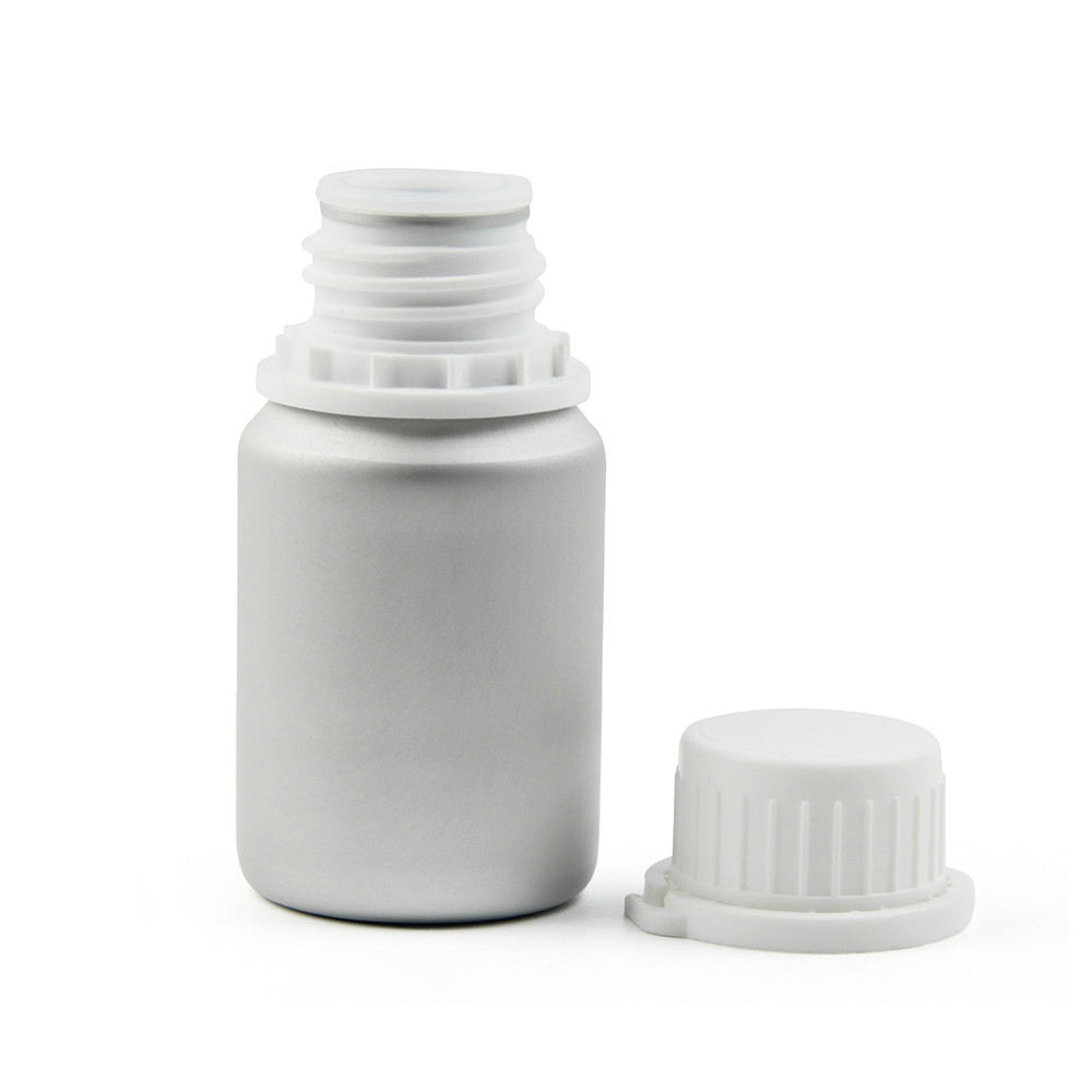 frosted essential oil bottle fragrance cobalt blue aluminium bottle chemical packaging bottle