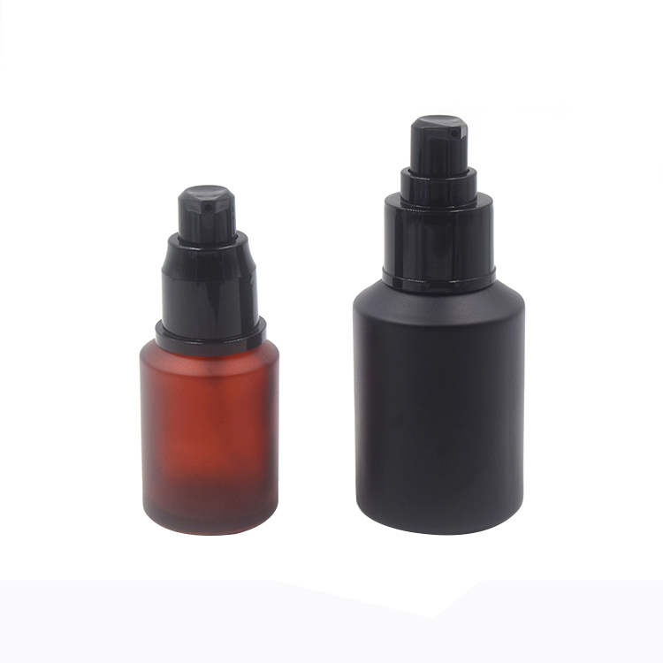 frosted glass serum bottles and jar set 15ml 30ml 50mlglass mist spray bottle dropper bottles