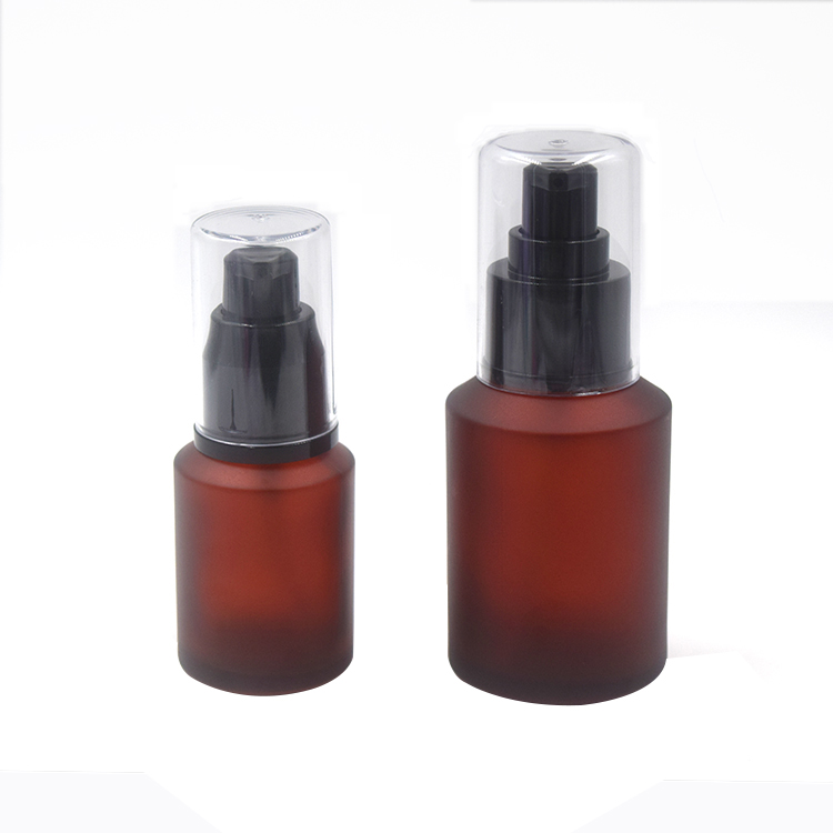 frosted glass serum bottles and jar set 15ml 30ml 50mlglass mist spray bottle dropper bottles
