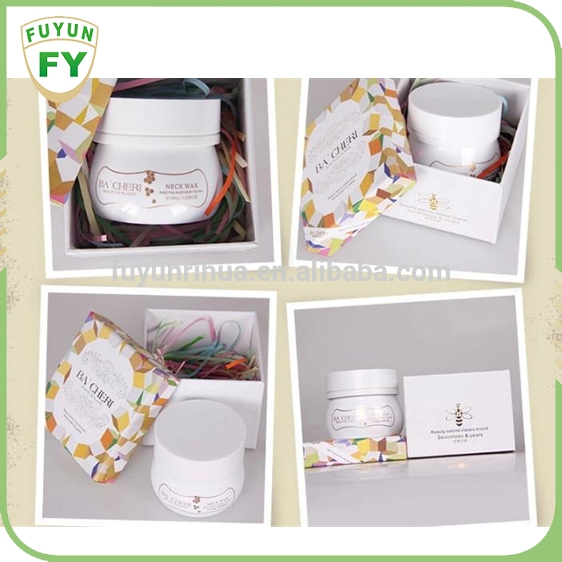 frosted green facial cream jar