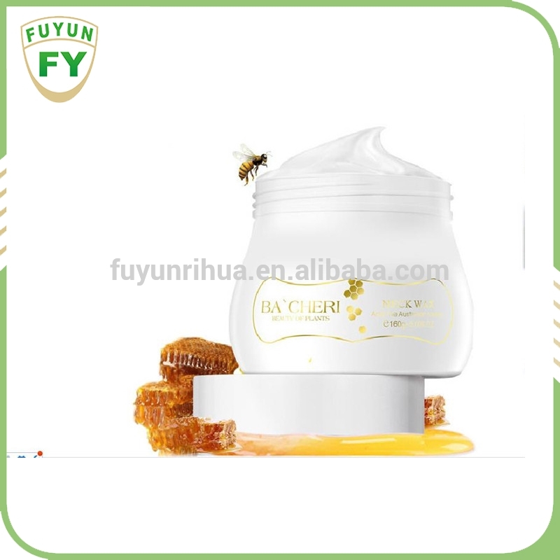 frosted green facial cream jar