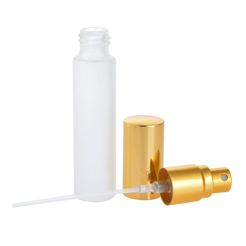 frosted perfume bottles glass with gold spray pump for fragrant oi sprayer matte perfume glass bottle