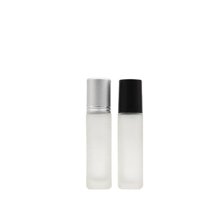 frosted roller perfume bottles 10ml clear empty roll on bottles