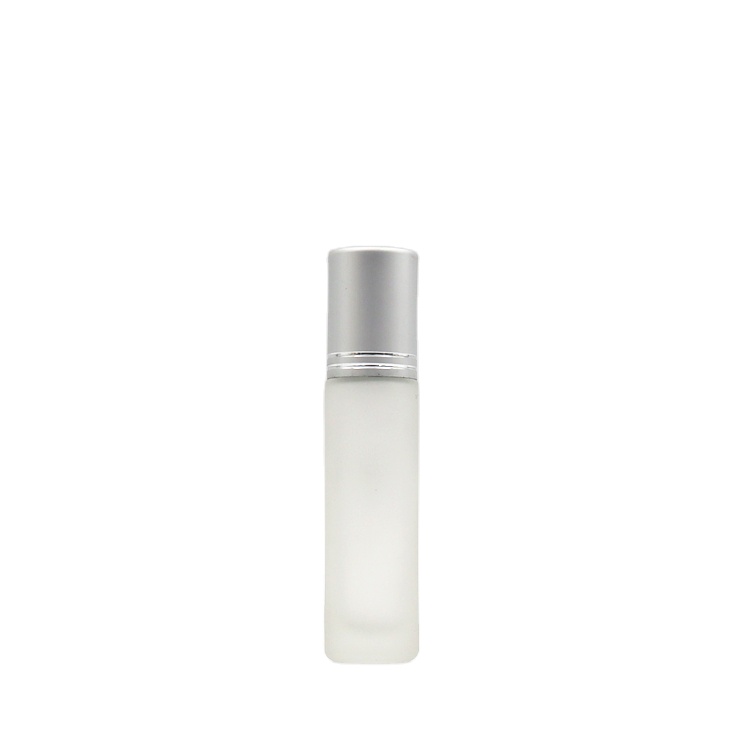 frosted roller perfume bottles 10ml clear empty roll on bottles