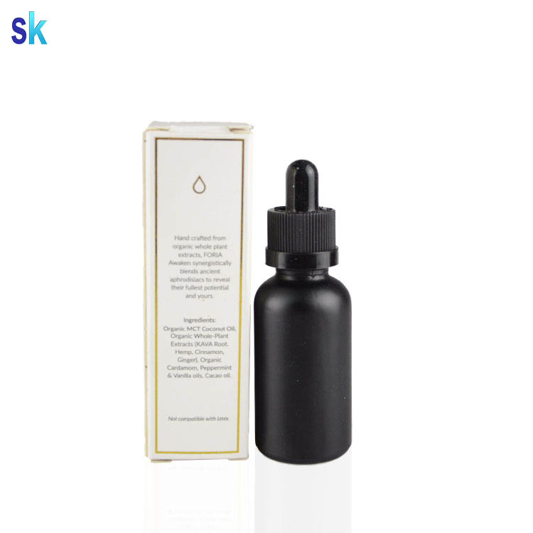 gift cardboard packing boxes 1oz dropper bottles with paper box