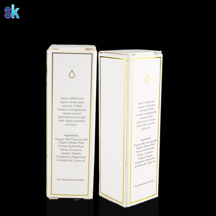 gift cardboard packing boxes 1oz dropper bottles with paper box