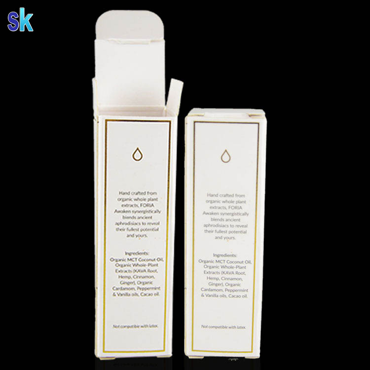 gift cardboard packing boxes 1oz dropper bottles with paper box