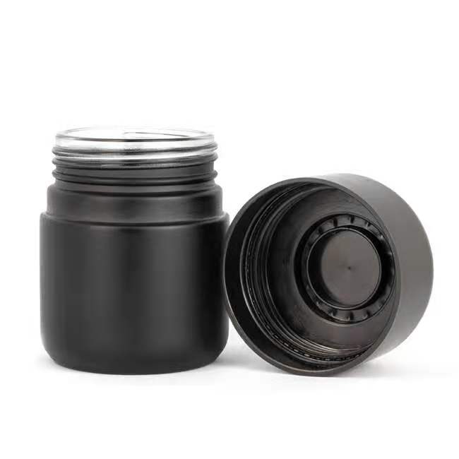 glass bottle 5g cbd wax jar custom logo childproof design empty glass jar