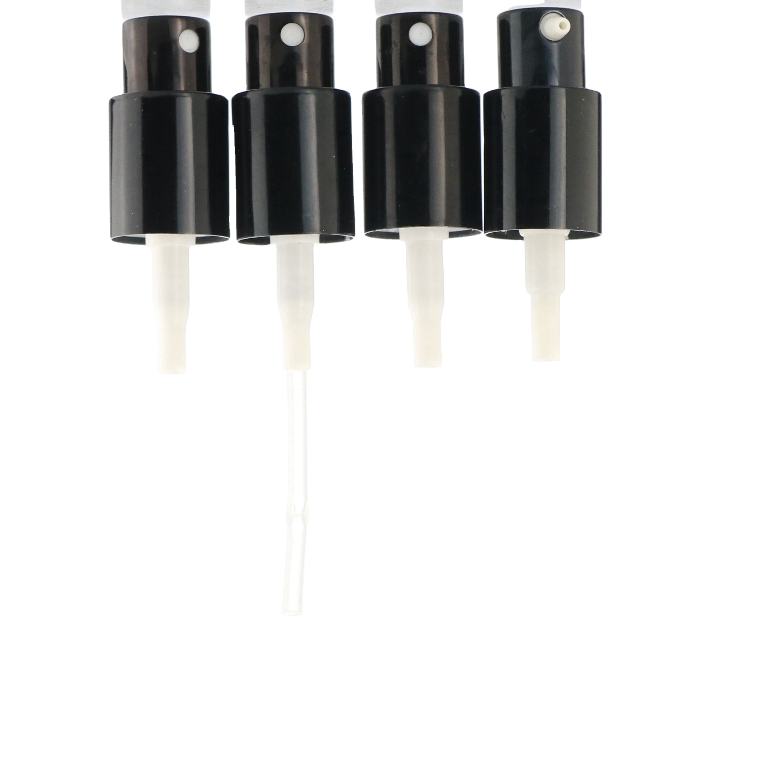glass bottle cap 18mm aluminum metal plastic perfume pump sprayer black atomizer 18/410 18/415 20/410