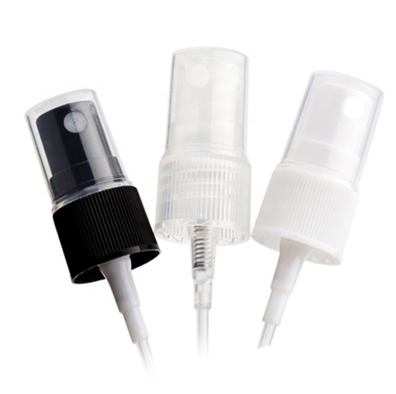 glass bottle cap 18mm aluminum metal plastic perfume pump sprayer black atomizer 18/410 18/415 20/410
