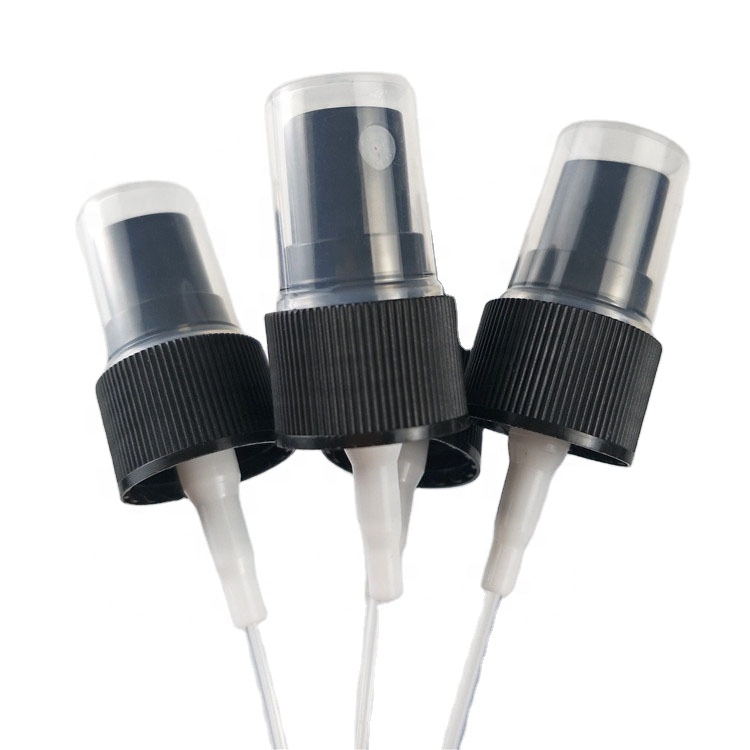 glass bottle cap 18mm aluminum metal plastic perfume pump sprayer black atomizer 18/410 18/415 20/410