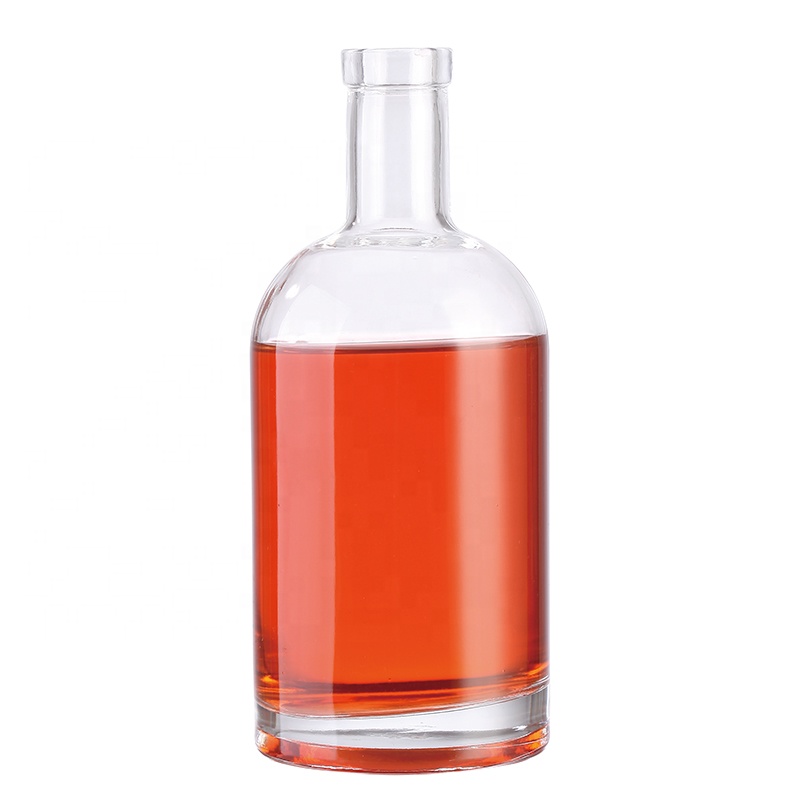 glass bottle for whiskey custom cork 375ml 500ml 750ml 1000ml liquor empty whiskey glass bottle