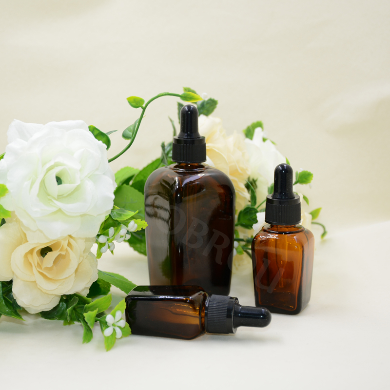 glass bottles 15ml,30ml,50ml,100ml round/square glass dropper bottle with pipette for perfume essential oil