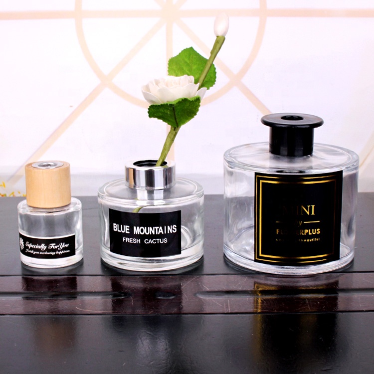 glass bottles reeds aroma diffuser bottles with rattan sticks