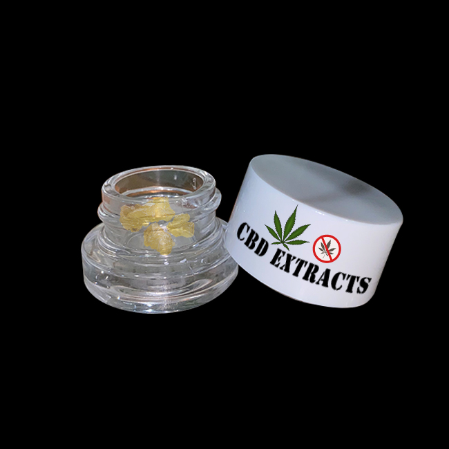 glass cbd concentrate jar 5ml 9ml smell proof clear/black/white cosmetic cream container with child resistant ribbed/smooth lid