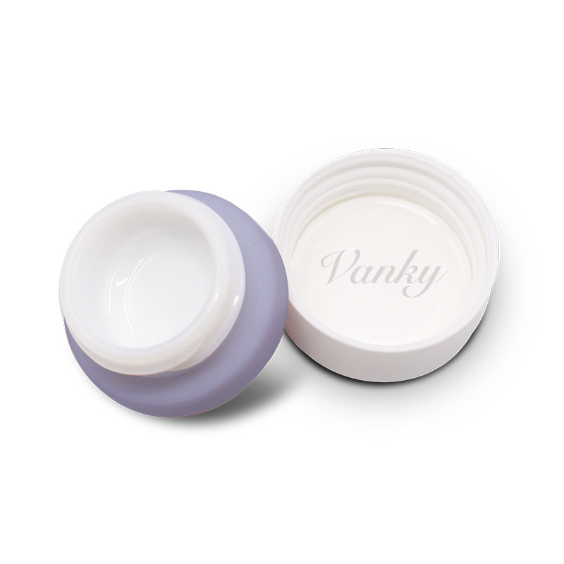 glass cosmetic cream jar glass container with child resistant cap