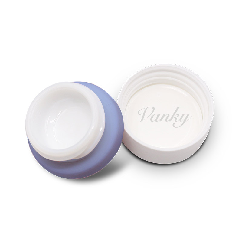 glass cosmetic cream jar glass container with child resistant cap