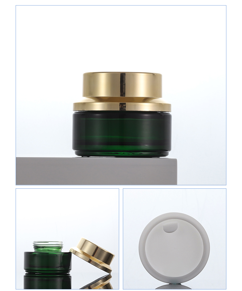 glass cosmetic jar 50ml cream jar custom sale cosmetic jar