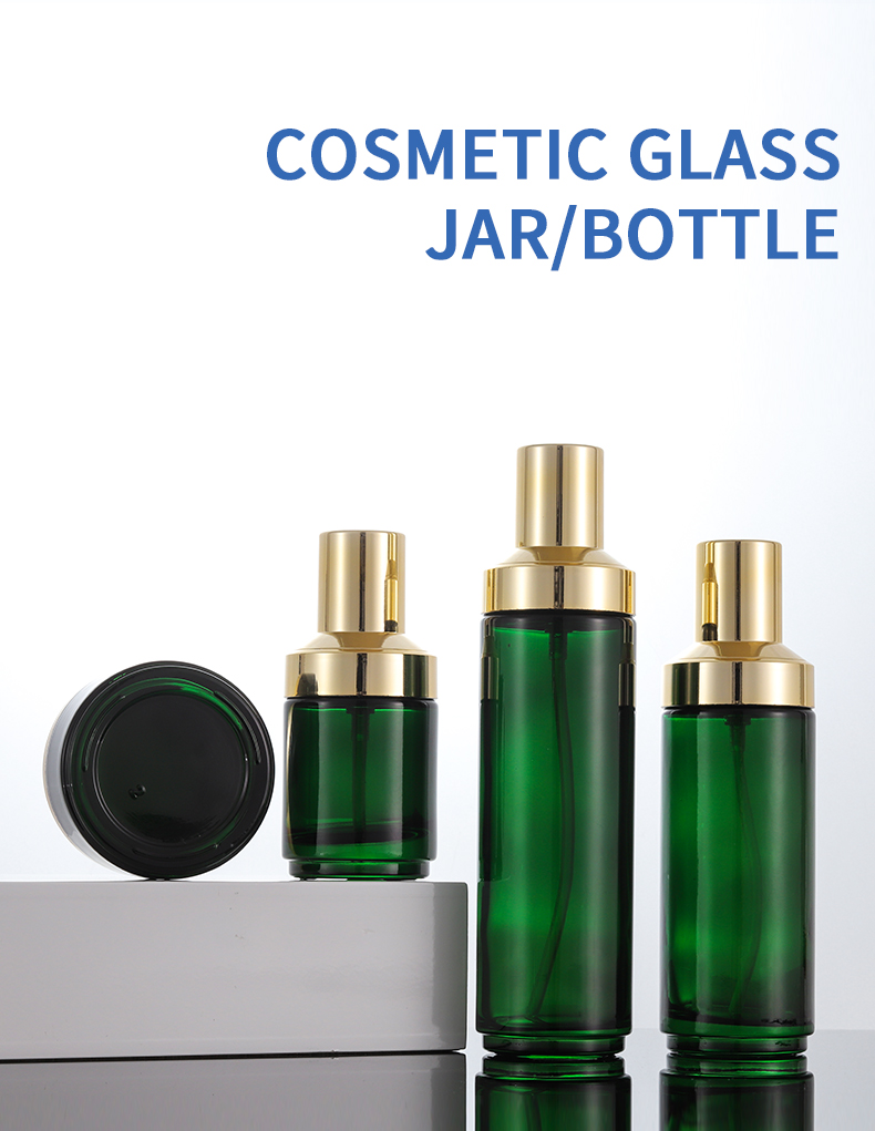 glass cosmetic jar 50ml cream jar custom sale cosmetic jar